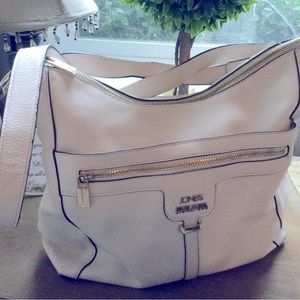 Cream,shoulder purse, Jones of New York
